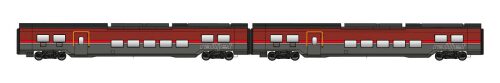 Jägerndorfer JC72220 ÖBB 2-teil. Railjet 2 Set  1.Klasse- und 2.Klassew